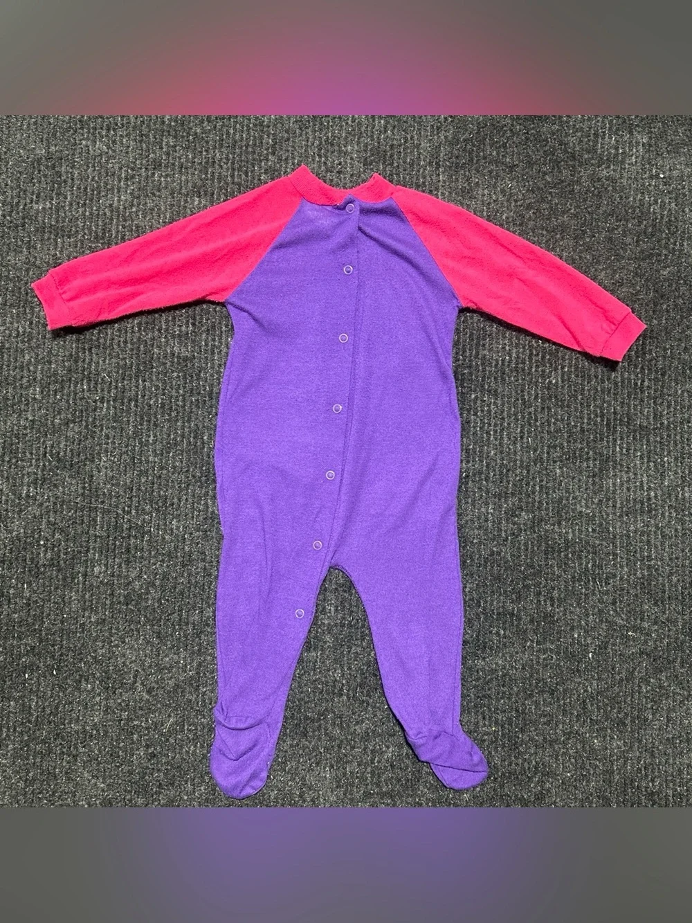 Disney Purple & Pink 101 Dalmatians Footed One-Piece